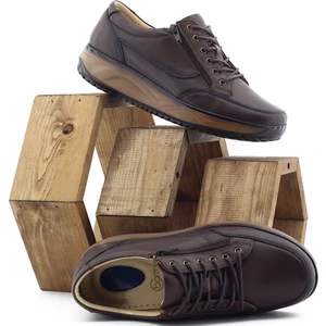 Deri Erkek Günlük Yürüyüş Ayakkabısı - 1655 Kahve