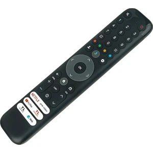 Tcl 75C755 Ile Uyumlu 4K Smart  Tv Kumanda-Mikrofonlu