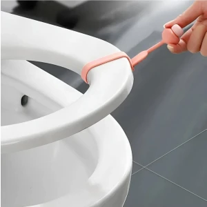 Klozet Kapağı Hijyen Aparatı, Klozet Kapak Tutacağı - 1 Adet Pembe
