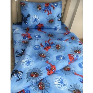 Örümcek Adam Tek Kişilik Çarşafı Lastikli Nevresim Tk.