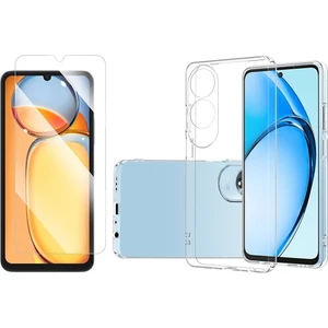 Oppo A60 Kılıf Zore Süper Silikon Kapak + Blue Nano Ekran Koruyucu