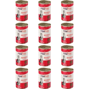 Sığır Etli Yetişkin Kedi Konservesi 400 gr x 12 Adet