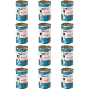 Somonlu Yetişkin Köpek Konservesi 400 Gr x 12 Adet Ekonomik Beslenme Seçeneği