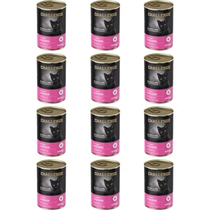 Challenge Tavuklu Yavru Kedi Konservesi 400 GRX12AD