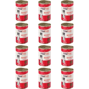 Sığır Etli Yetişkin Köpek Konservesi 400 gr x 12 Adet