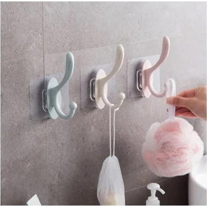 Octopus Bazaar 6 Adet Ultra Dayanaklı Sevimli Yapışkanlı Askı -Mutfak Banyo ve Kıyafet Askıları