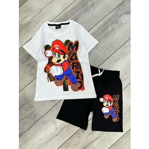 Süper Mario Şortlu Çocuk Takım