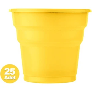 Plastik Bardak 25 Li Sarı