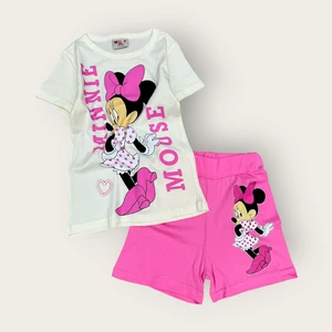 Minnie Mouse Şortlu Kız Çocuk Takım