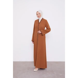 Lêvi D'or Camel Önü Taşlı Ferace