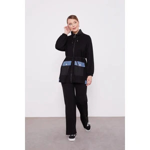 Levidor Siyah Cebi İşleme Detaylı Ceket Takım