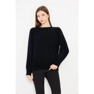 Irmak Kerekli Kadın Bisiklet Yaka Yumoş Oversize Triko Kazak 241205