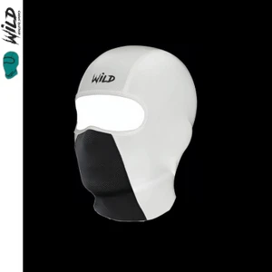 Wild Athletic Balaklava Termal Spor Motor Maske Shadow Beyaz Siyah