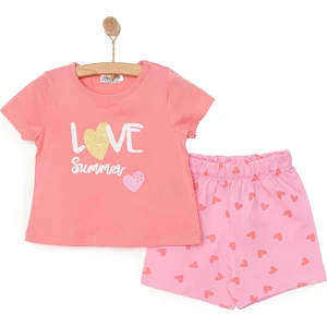 Hellobaby Motto Girl Kız Tshirt-Tayt Kız Bebek