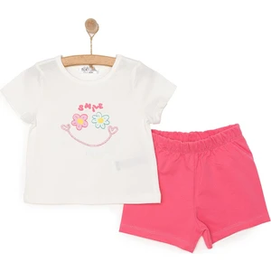 Hellobaby Motto Girl Kız Tshirt-Şort Kız Bebek