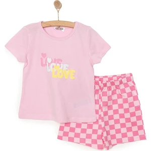 Hellobaby Motto Girl Kız Tshirt-Şort Kız Bebek