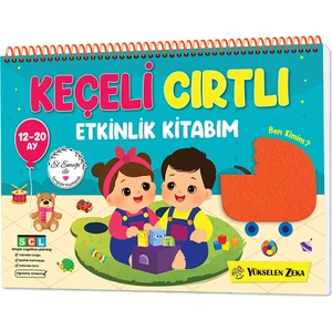Yükselen Zeka 12-20 Ay Ilk Cırt Cırtlı - Keçeli Etkinli Kitabım