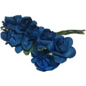 Kağıt Gül Yapay Çiçek 12 Li Demet