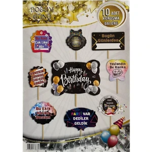 Konuşma Balonu Seti Doğum Günü