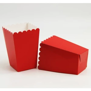 Mısır Cips Kutusu Düz Kırmızı 8 Li