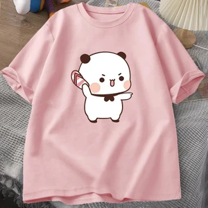 Tarz Sokak Sevimli Bubu Atma Flip-Flop T Shirt Erkek Kadın Komik Karikatür Dudu T-Shirt Pamuk Yaz Baskı