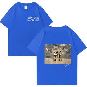 Tarz Sokak Liam Payne Choose Love Graphic T Shirt Men's Retro High Quality Fashion T-Shirts Y2K  O