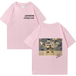 Tarz Sokak Liam Payne Choose Love Graphic T Shirt Men's Retro High Quality Fashion T-Shirts Y2K  O