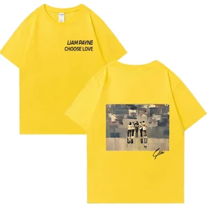 Tarz Sokak Liam Payne Choose Love Graphic T Shirt Men's Retro High Quality Fashion T-Shirts Y2K  O
