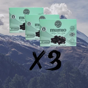 3 Adet Mumiyo (Shilajit) Takviye Edici Gıda Shilagit (270 Tablet)