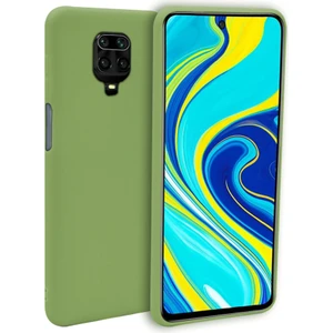 Xiaomi Redmi Note 9 Pro Ince Mat Silikon Kılıf Yeşil