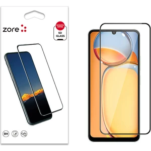 Xiaomi Redmi 13C Zore Kenarları Kırılmaya Dayanıklı Cam Ekran Koruyucu