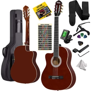 MGX-101BRW Solak Klasik Gitar Kahve Sap Ayarlı 4/4 Yetişkin