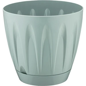 Papatya Saksı 3 Lt Parlak Plastik Kendinden Tabaklı Drenajlı Çiçek Saksısı