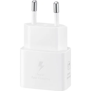 Galaxy A35 Uyumlu 25W EP-T2510N Süper Hızlı Şarj Adaptörü - Beyaz