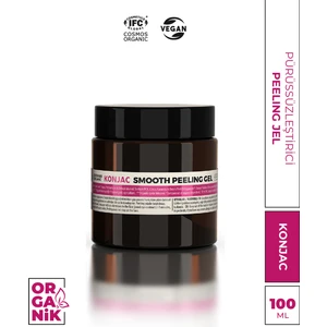 Organik Konjac Nemlendirici Vegan Peeling Jel 150 ml – Hassas Ciltler İçin Doğal ve Nazik Arındırıcı