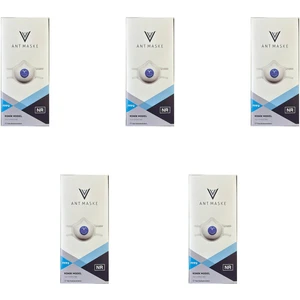 Beyaz Ventilli Ffp2 Nr Toz Iş Güvenlik Sanayi Boya Konik Maske - 25 Adetlik 5 Paket