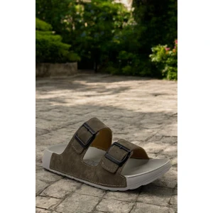 1416 Vizon Tam  Günlük Erkek Terlik