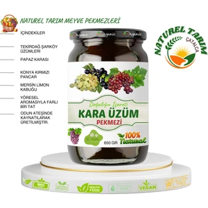 Naturel Tarım Papaz Karası Üzüm Pekmezi