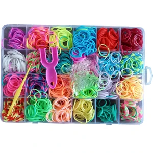 1000+ Parça Lastik Toka Bileklik Kolye Yapım Seti