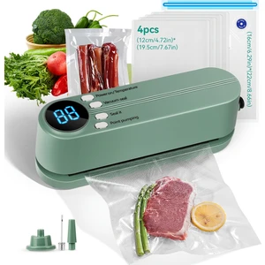 Çok Fonksiyonlu 1200MAH Taşınabilir Gıda Mühürleyici, Otomatik Atıştırmalık Mühürleme Sistemi, USB Vakum Mühürleyici (Yurt Dışından)