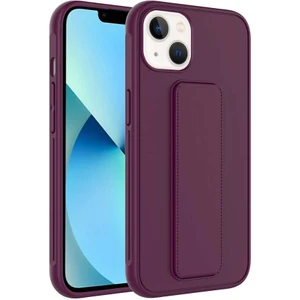 ZORE Apple iPhone 14 Plus Uyumlu  Qstand Kapak-Mürdüm