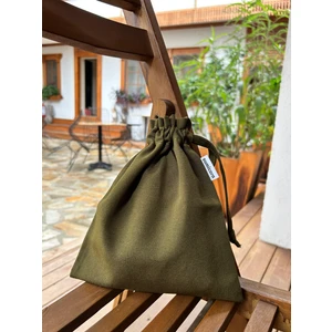 Sumicorn Design Soft Ekolojik Bez Kese,keten Büzgülü Ipli Düzenleyici Kese,makyaj Seyahat Çantası