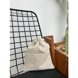 Sumicorn Design Soft Ekolojik Bez Kese,keten Büzgülü Ipli Düzenleyici Kese,makyaj Seyahat Çantası