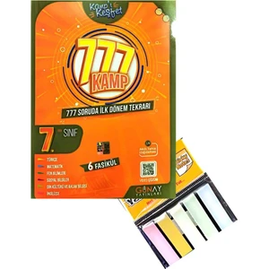 Günay Yayınları 7.sınıf Keşfet 1.dönem Tüm Dersler Tekrar Kamp Kitabı Yeni Ürün-Postit Hediyeli-