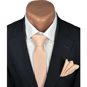 Somon Kuşgözü Kravat & Mendil