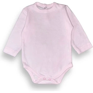 Mnk Baby & Kids Bebek Çıtçıtlı Uzun Kol Zıbın Badi MNK0456