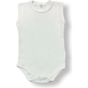 Mnk Baby & Kids Bebek Çıtçıtlı Kolsuz Zıbın Badi MNK0527