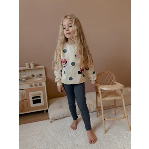 Yiğit Butik Yigit Butik Puantiye Baskılı Taytlı Kız Çocuk Alt Üst Takım