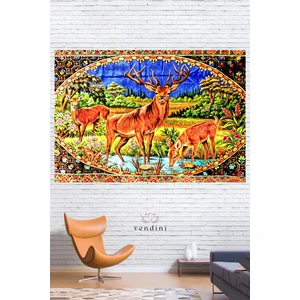 Vintage Serisi Duvar Halısı Duvar Örtüsü Wall Tapestry