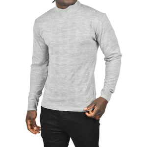 Dar Kesim Baklava Desenli Yarım Boğazlı Yaka Triko Yarım Balıkçı Yaka Kazak 2505506